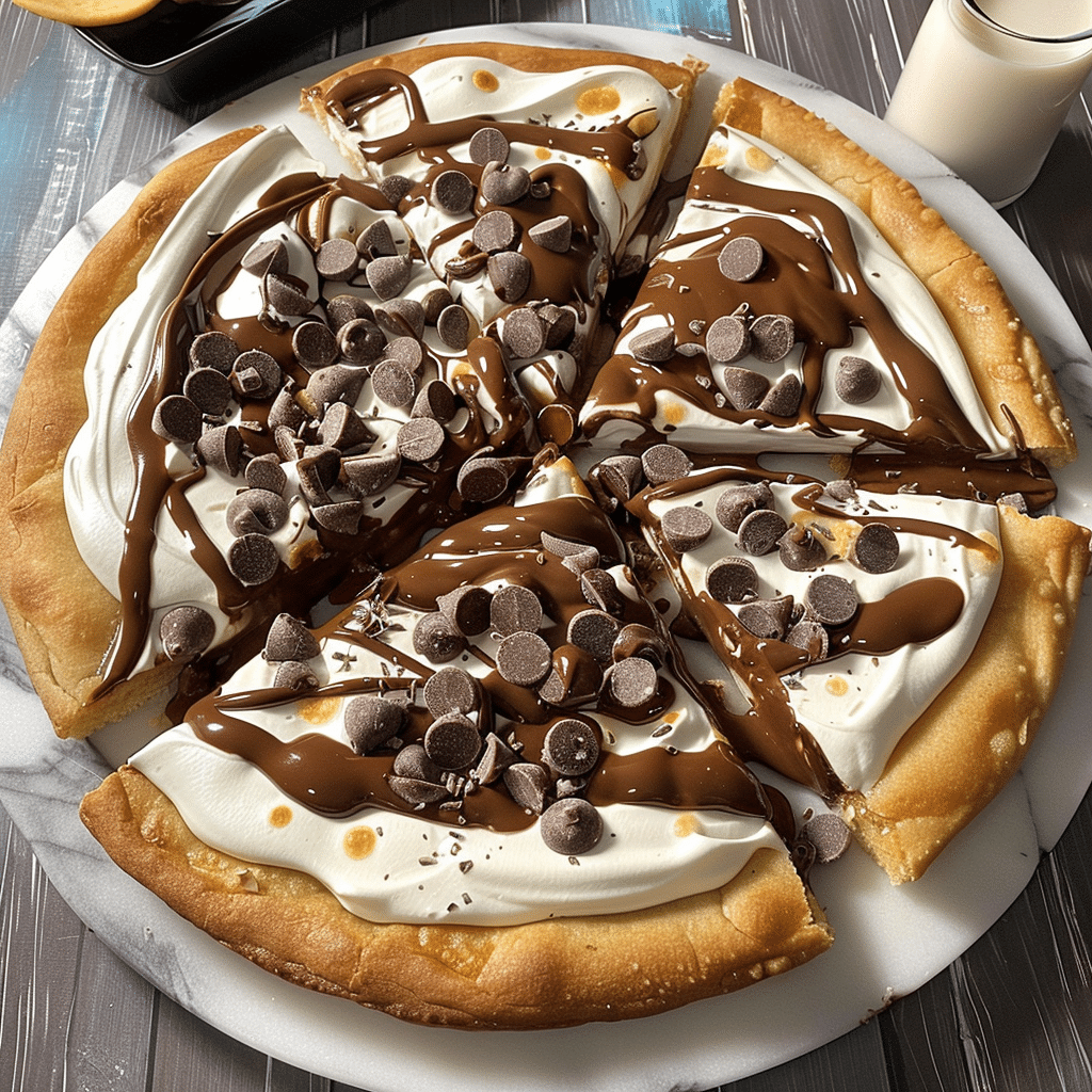 Chocolate Pudding Pizza 4 Chocolate Pudding Pizza 1