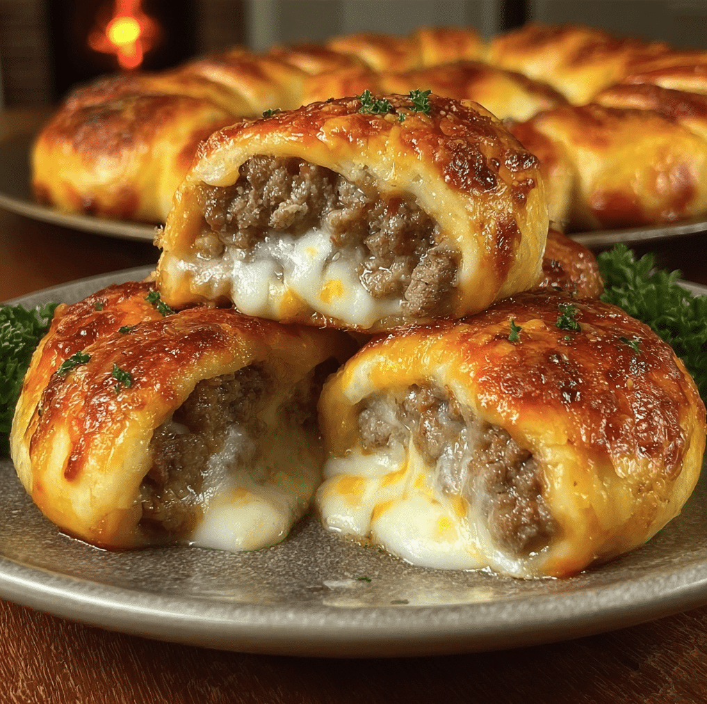 Garlic Butter Cheeseburger Rollups 1 e1769134240576