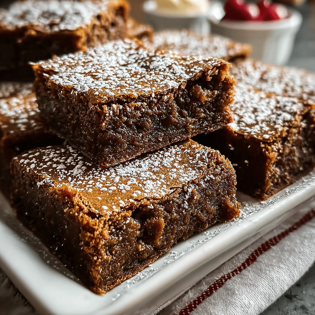 Gingerbread Brownies