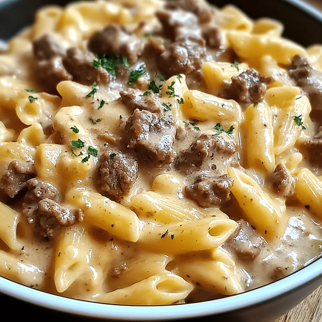 Slow Cooker Beef Pasta 1