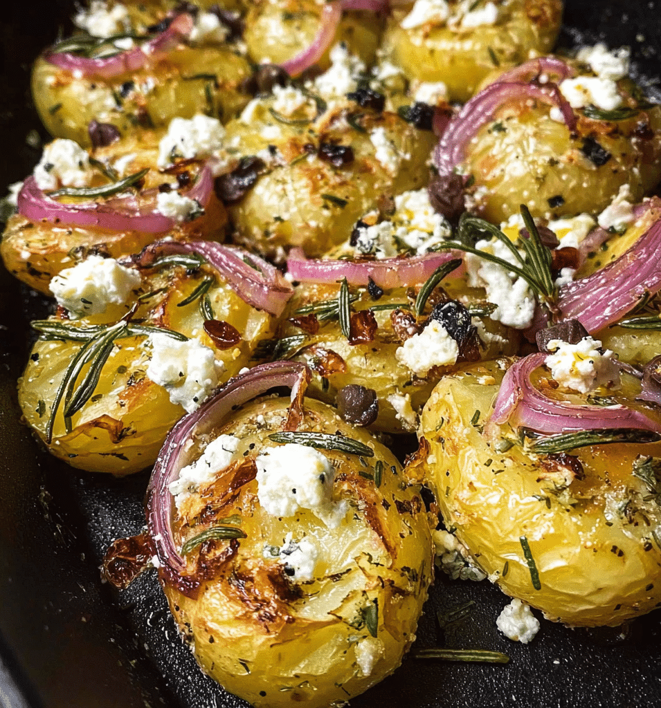 Smashed Greek Potatoes 1
