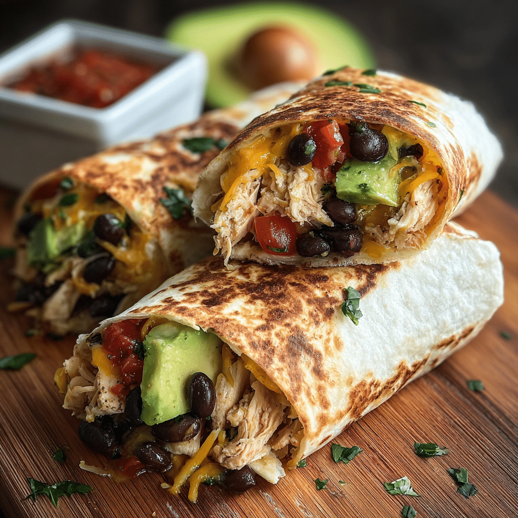 Southwest Chicken Wraps 1
