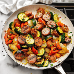 20 Minute Sausage and Zucchini Skillet 1 e1770477918291