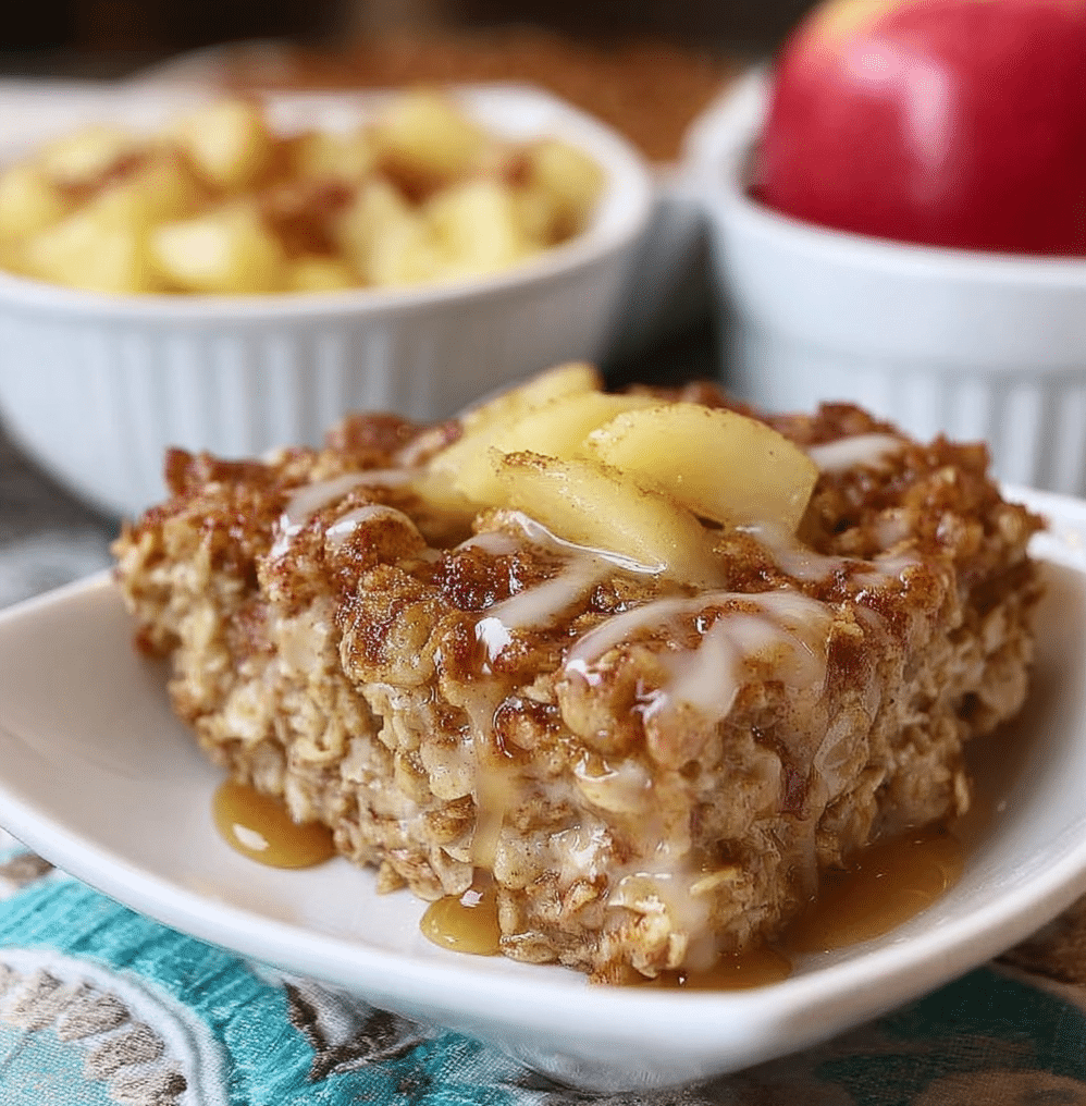 Amish-Style Apple Cinnamon Baked Oatmeal 4 Amish Style Apple Cinnamon Baked Oatmeal
