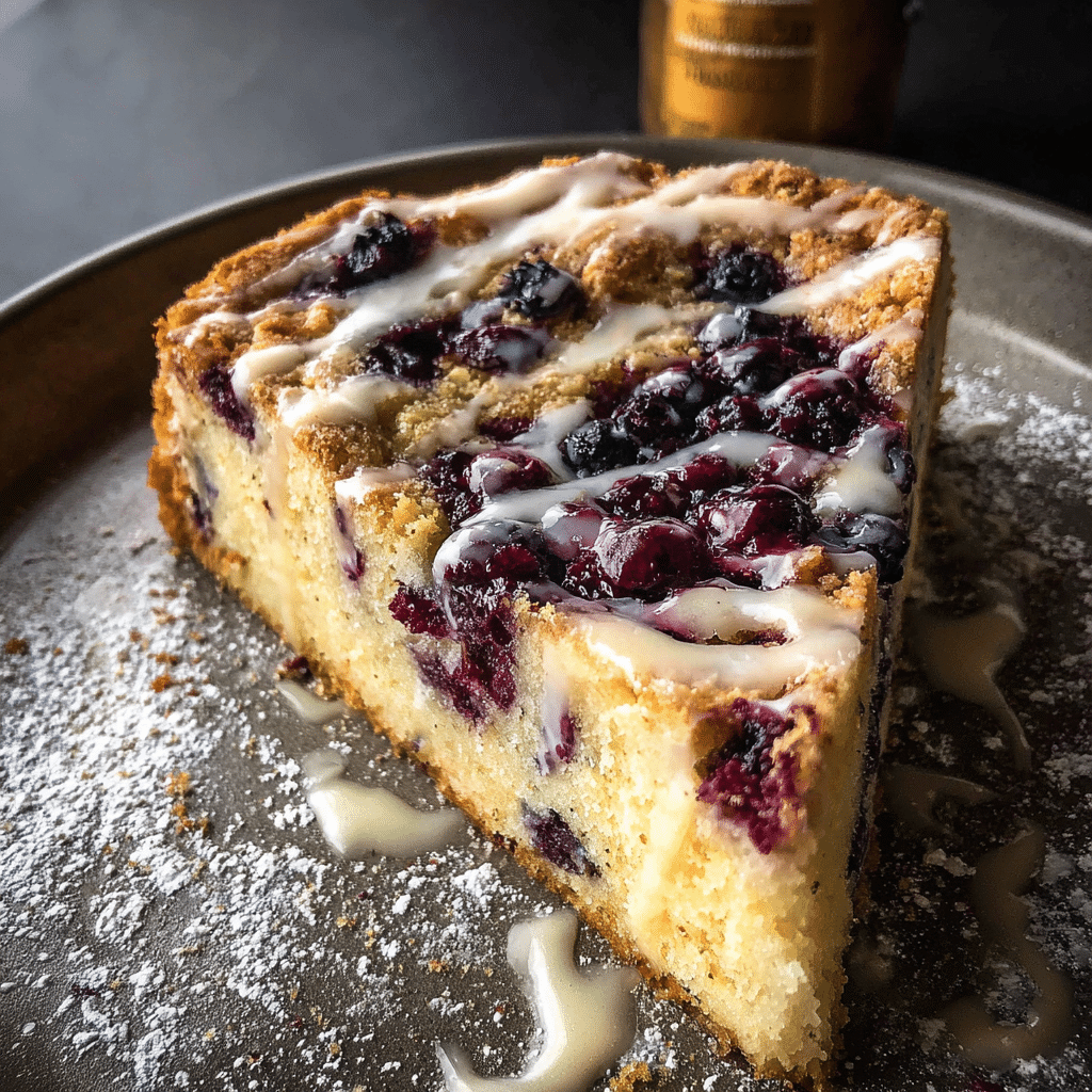 Blueberry Sour Cream Coffee Cake 4 Blueberry Sour Cream Coffee Cake
