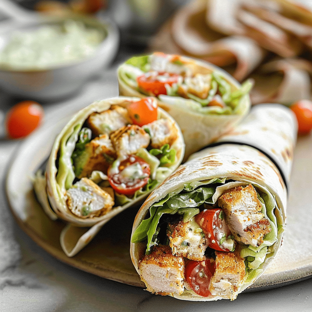 Chicken Caesar Wraps 1