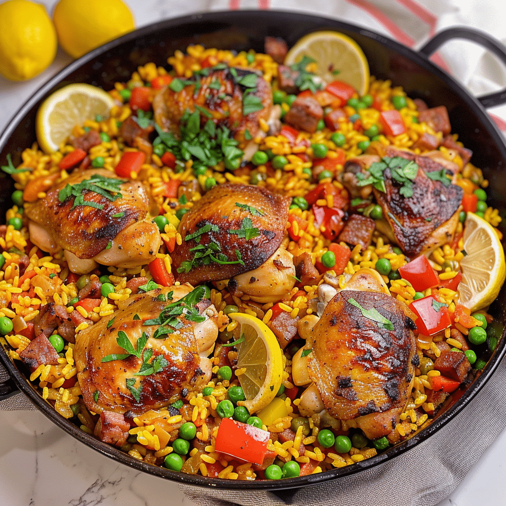 Chicken and Chorizo Paella 4 Chicken and Chorizo Paella