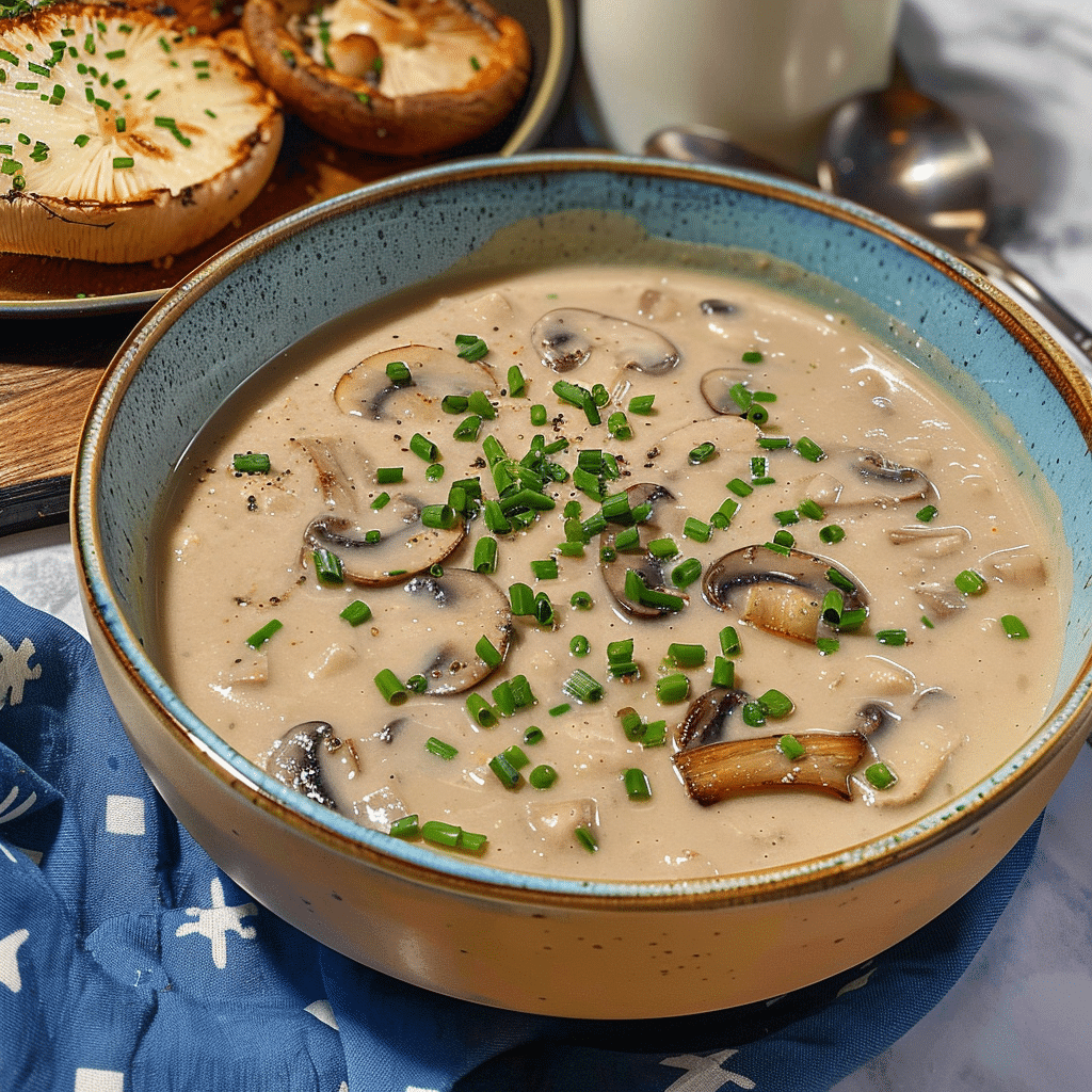 Creamy Mushroom Soup1