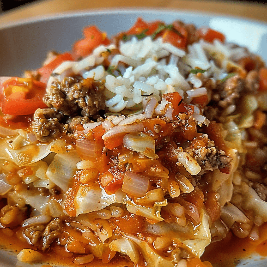 Crockpot Cabbage Roll Casserole 4 Crockpot Cabbage Roll Casserole