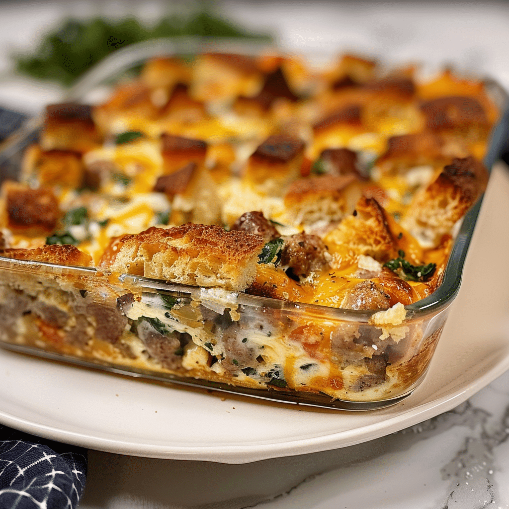 Easy Sausage and Egg Casserole