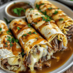 French Dip Tortilla Roll Ups