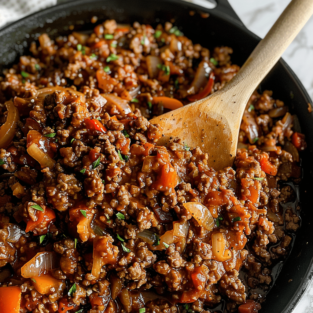 Healthy Sloppy Joes Stovetop