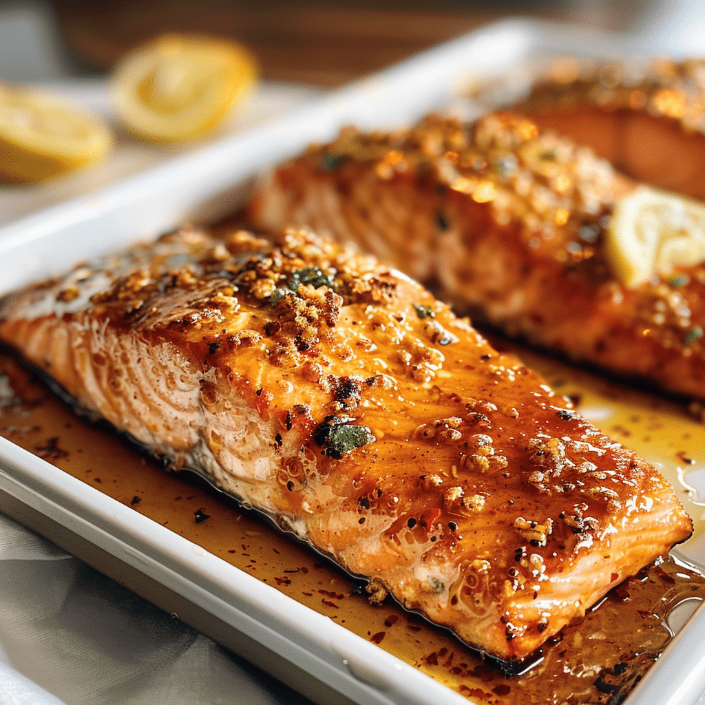 Hot Honey Salmon Recipe 1
