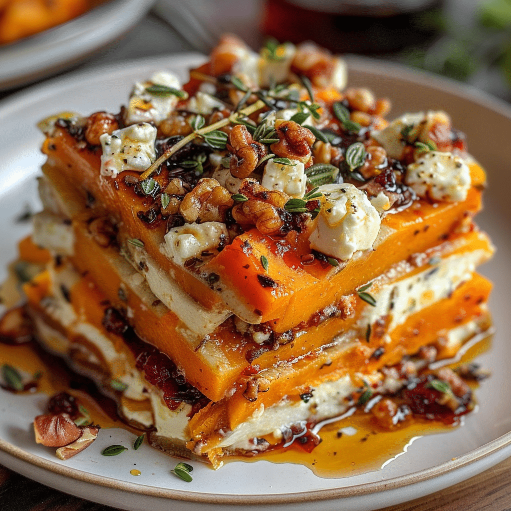 Sweet Potato Butternut Squash Lasagna 4 Layered Sweet Potato Butternut Squash Carrot Lasagna 1