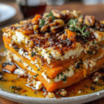 Layered Sweet Potato Butternut Squash Carrot Lasagna
