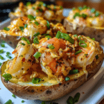 Loaded Cajun Seafood Stuffed Potatoes e1770690645348