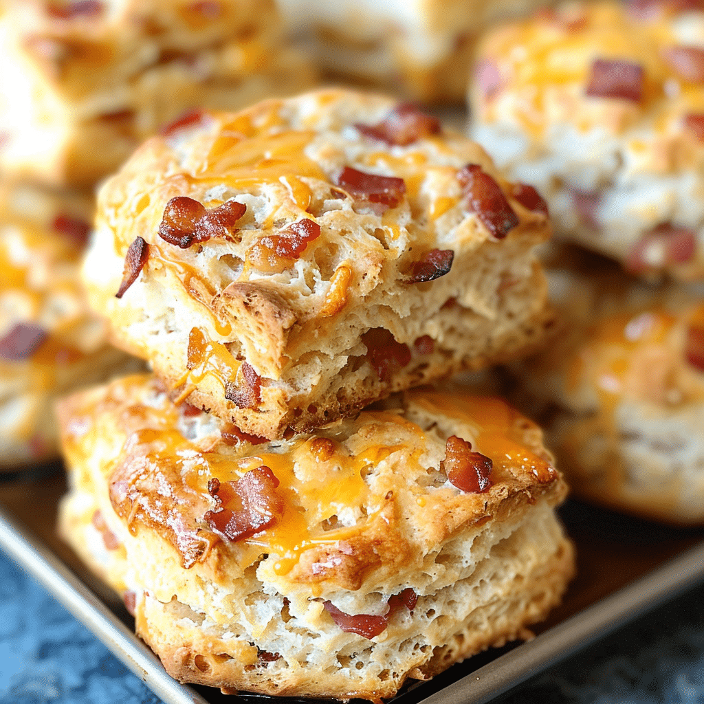Maple Bacon Cheddar Biscuits 4 Maple Bacon Cheddar Biscuits 1