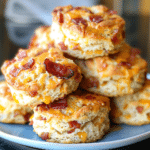 Maple Bacon Cheddar Biscuits