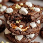 Marshmallow Nutella Chocolate Cookies 1