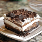 No Bake Chocolate Oreo Lasagna 1
