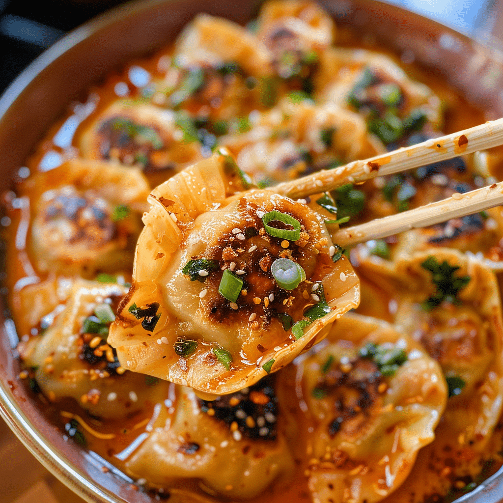 One Pan Baked Dumplings 4 One Pan Baked Dumplings1