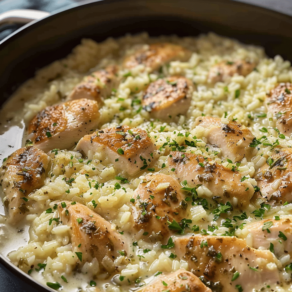 Parmesan One Pot Chicken and Rice 1