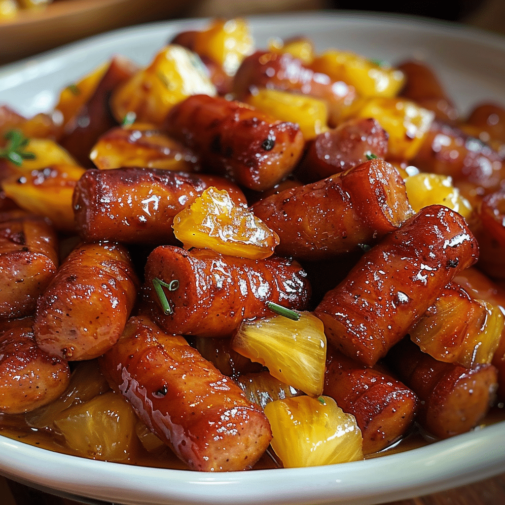 Pineapple Brown Sugar Mississippi Lil’ Smokies Bites 4 Pineapple Brown Sugar Mississippi Lil Smokies Bites Sweet Savory Party Snack