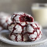 Red Velvet Crinkle Cookies 1