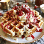 Red Velvet Marble Waffles 1