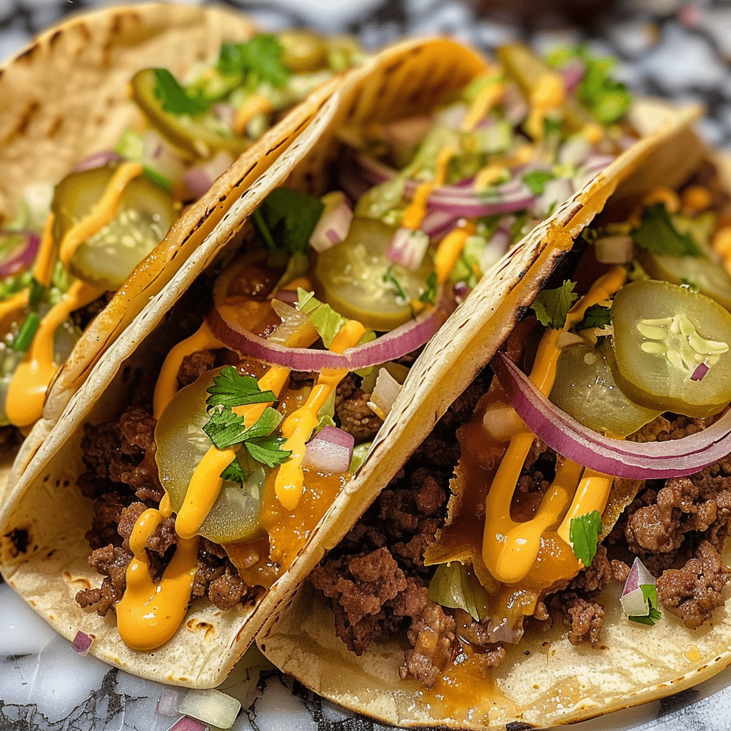 Smash Burger Tacos 4 Smash Burger Tacos