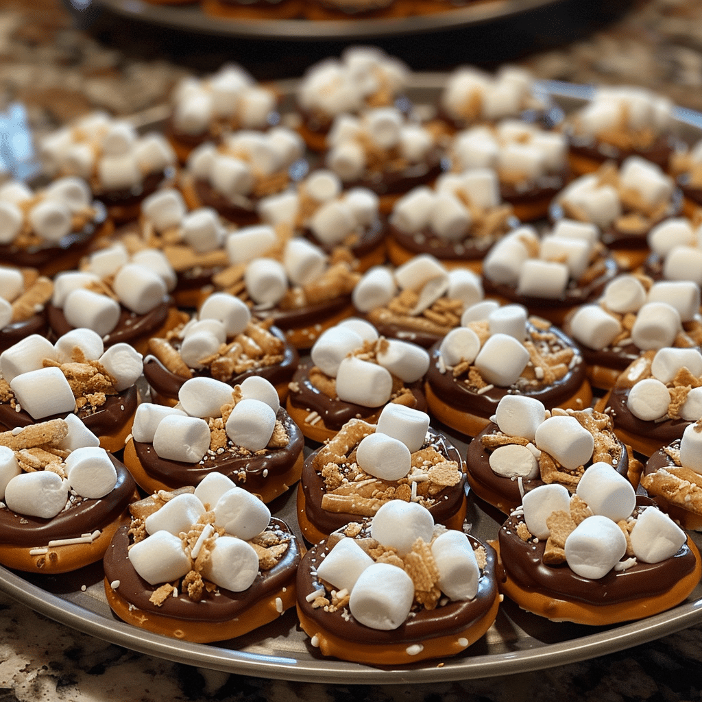 S’mores Pretzel Bites 4 Smores Pretzel Bites