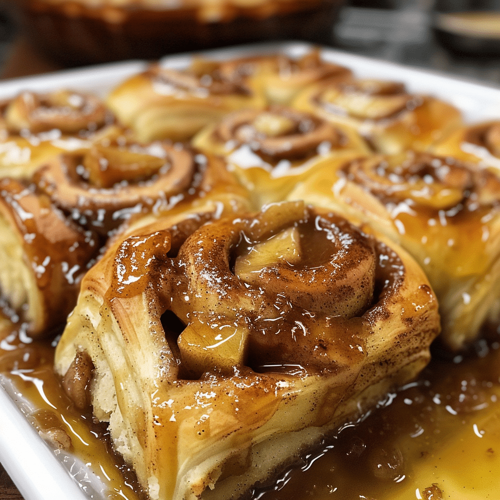 Apple Pie Cinnamon Roll Bake 4 Apple Pie Cinnamon Roll Bake 1