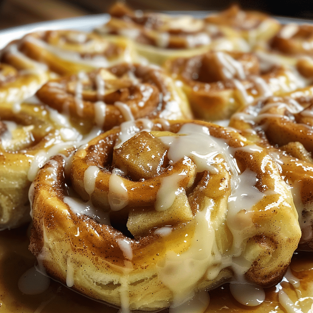 Apple Pie Cinnamon Roll Bake