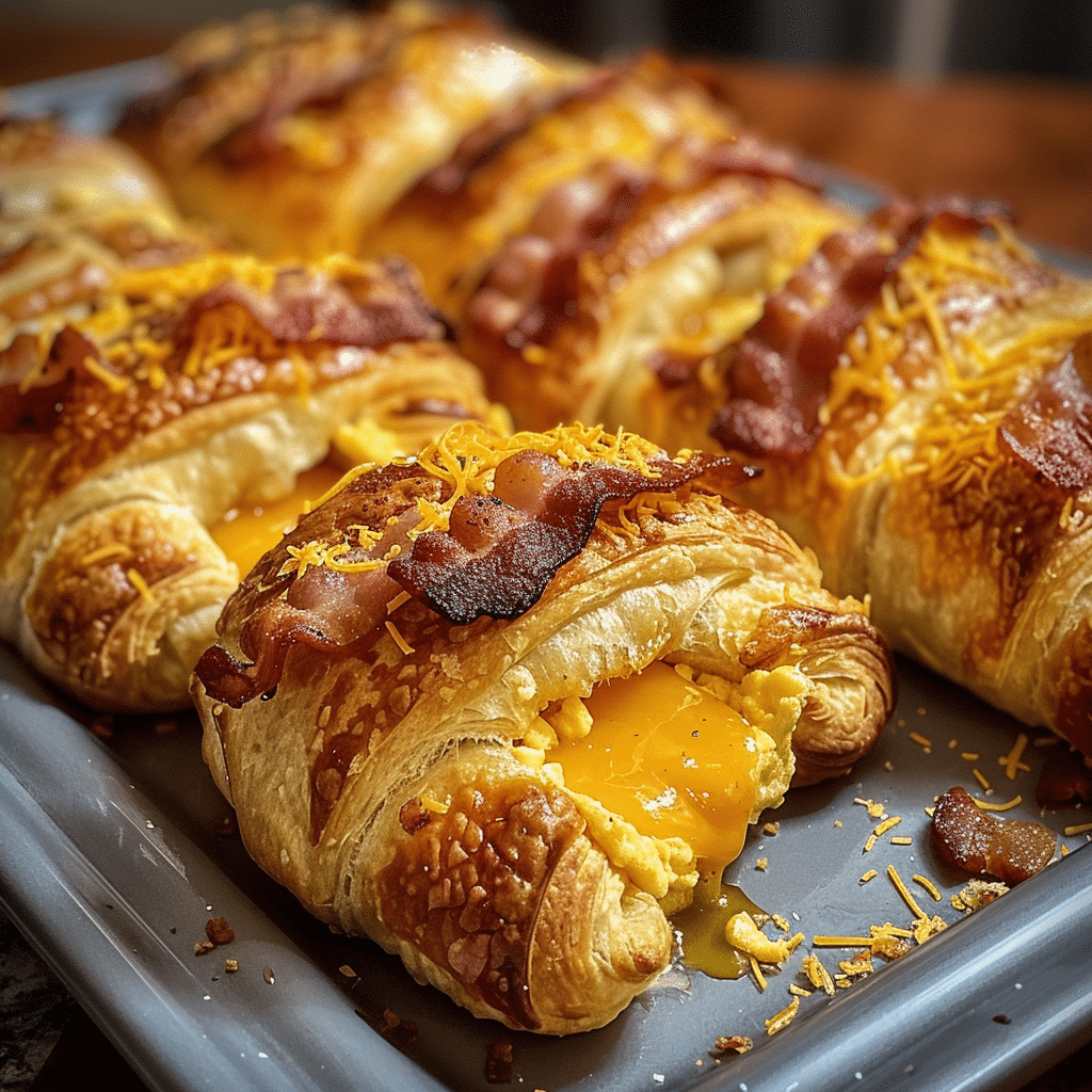 Bacon Egg and Cheese Crescent Rolls 4 Bacon Egg and Cheese Crescent Rolls 1