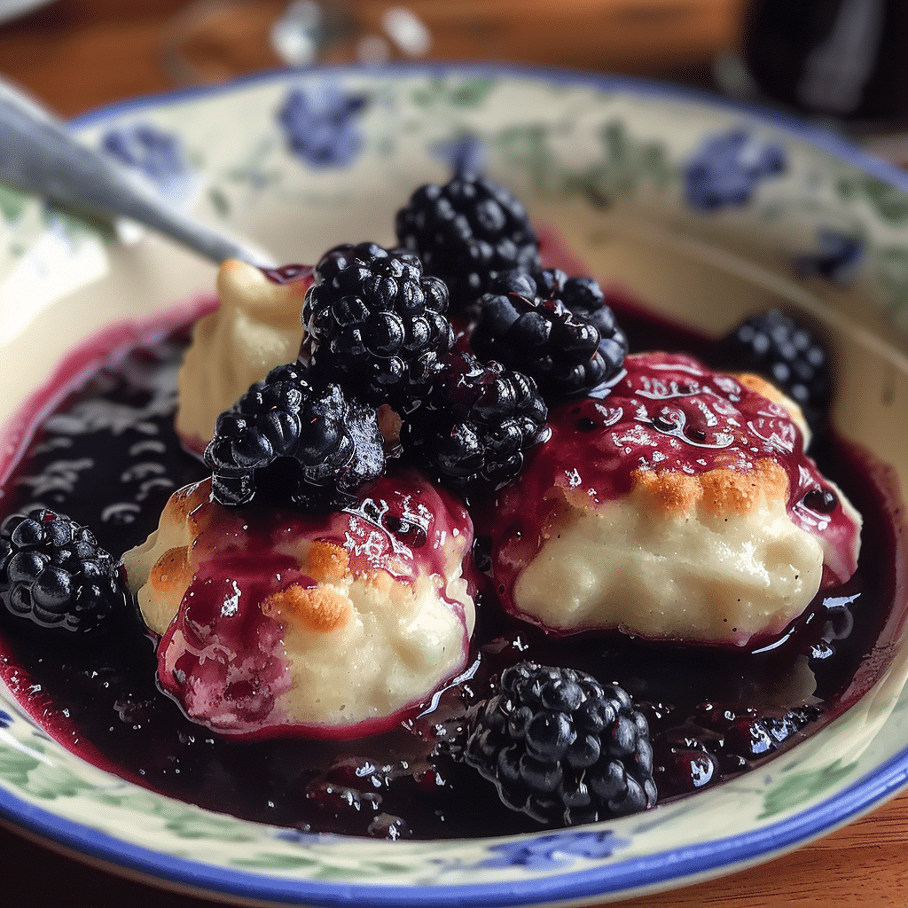 Blackberry Dumplings Recipe