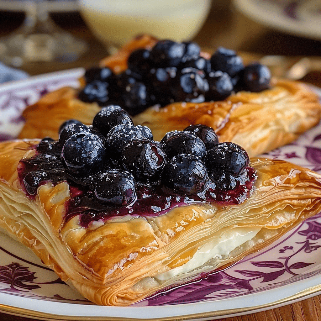 Blueberry Cream Cheese Danish