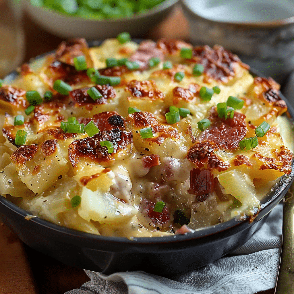 Cheesy Corned Beef Colcannon Casserole 1