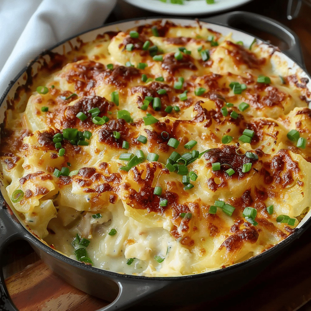 Cheesy Corned Beef Colcannon Casserole