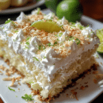 Coconut Lime Poke Cake