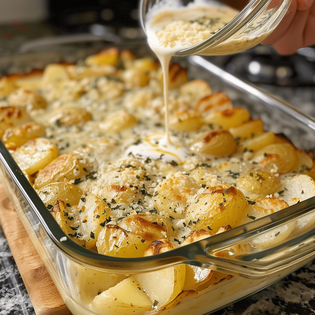 Creamy Caramelized Onion Potato Casserole 4 Creamy Caramelized Onion Potato Casserole