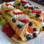 Creamy Fruit Salad Rollups 1