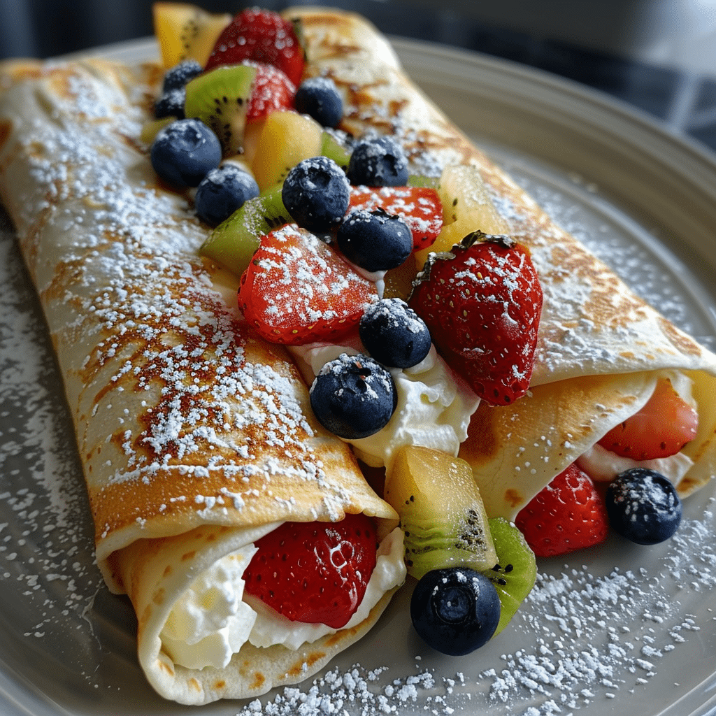 Creamy Fruit Salad Rollups 4 Creamy Fruit Salad Rollups