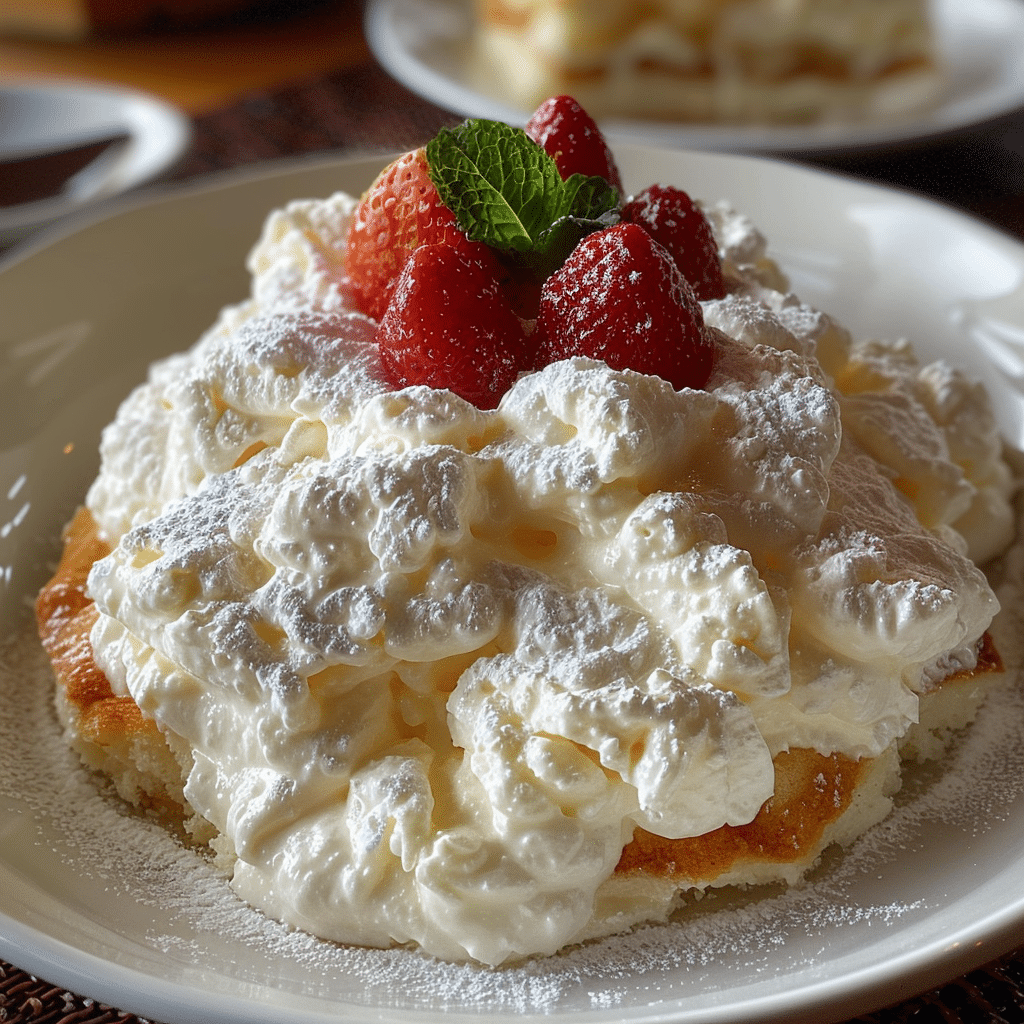Fluffy Yogurt Cloud Dessert 1