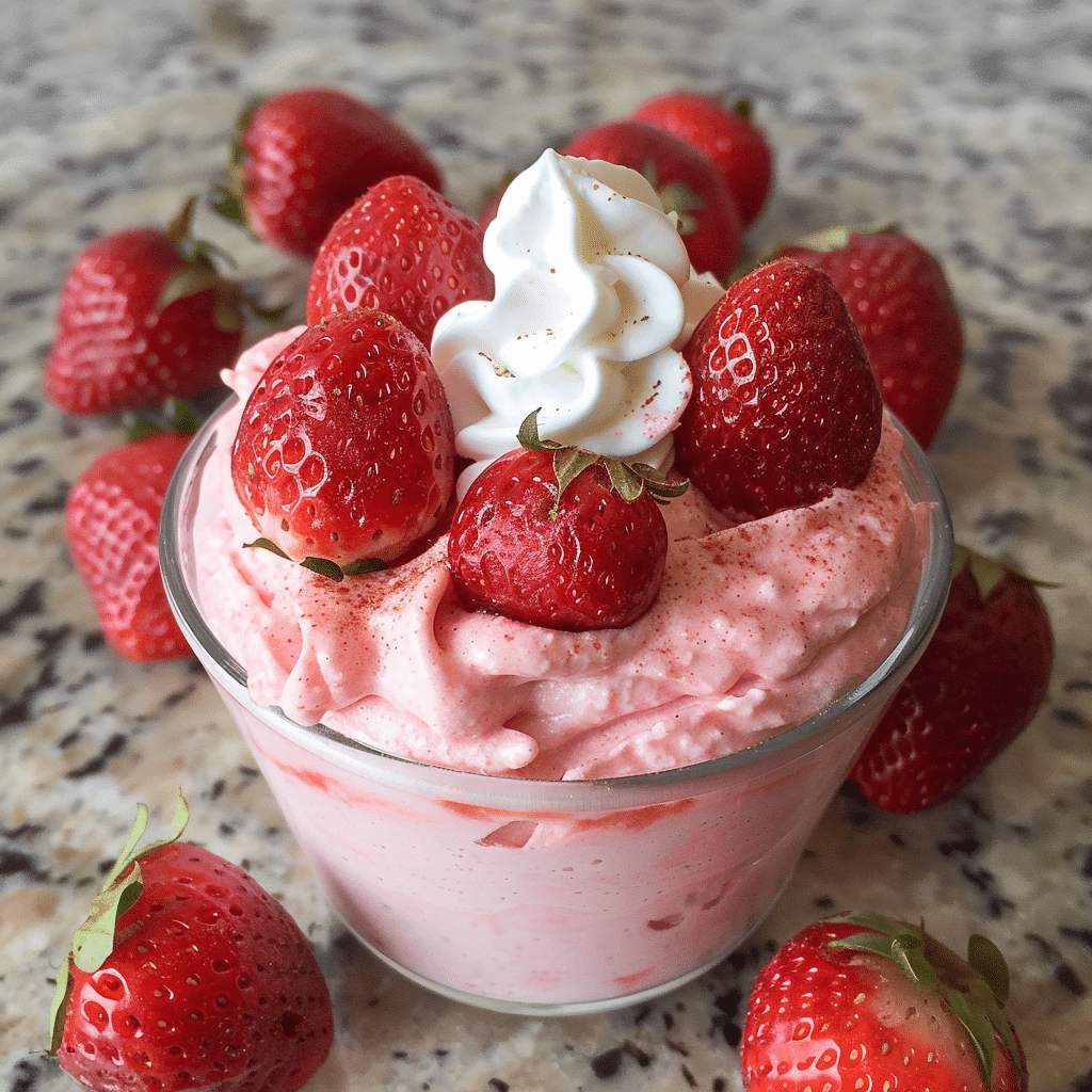 Fresh Strawberry Mousse