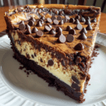 Fudgy Brownie Bottom Cheesecake 1