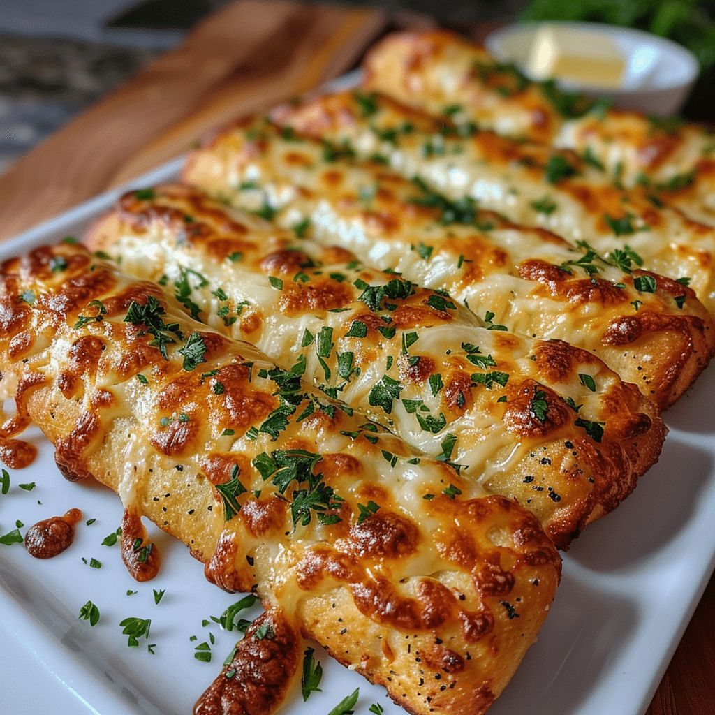 Keto Garlic Breadsticks 1