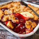 Peanut Butter and Jelly Cobbler