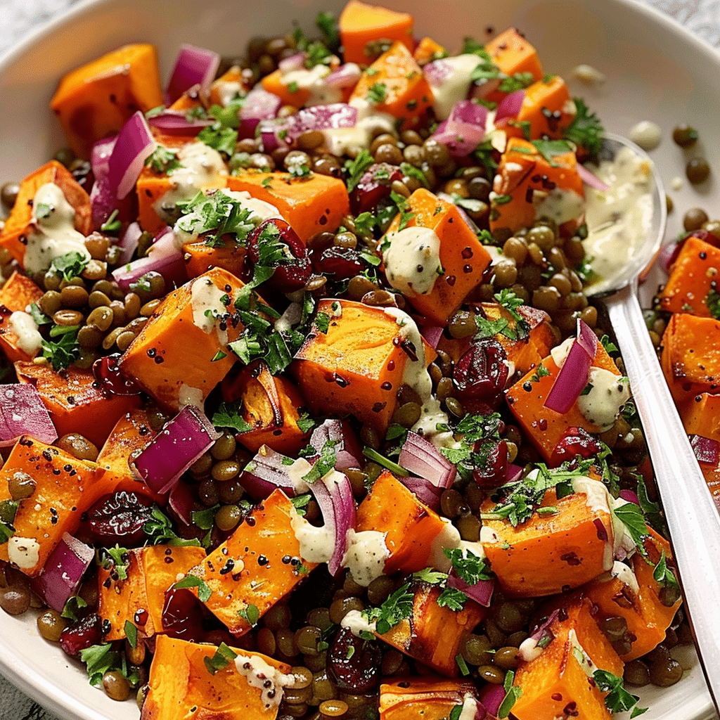 Roasted Sweet Potato Salad 4 Roasted Sweet Potato Salad 1