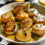 Scallops with Citrus Ginger Sauce 1