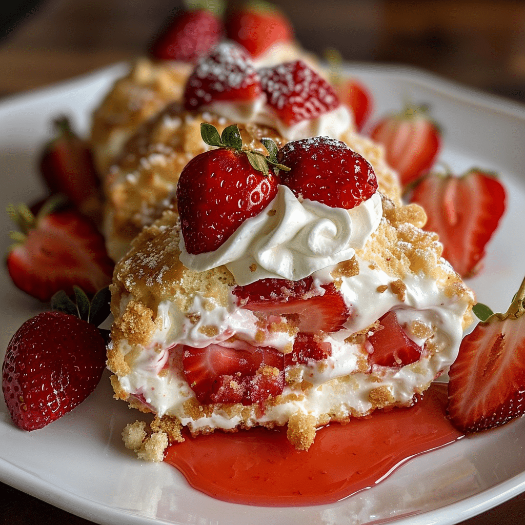 Strawberry Shortcake Cheesecake Rolls 1